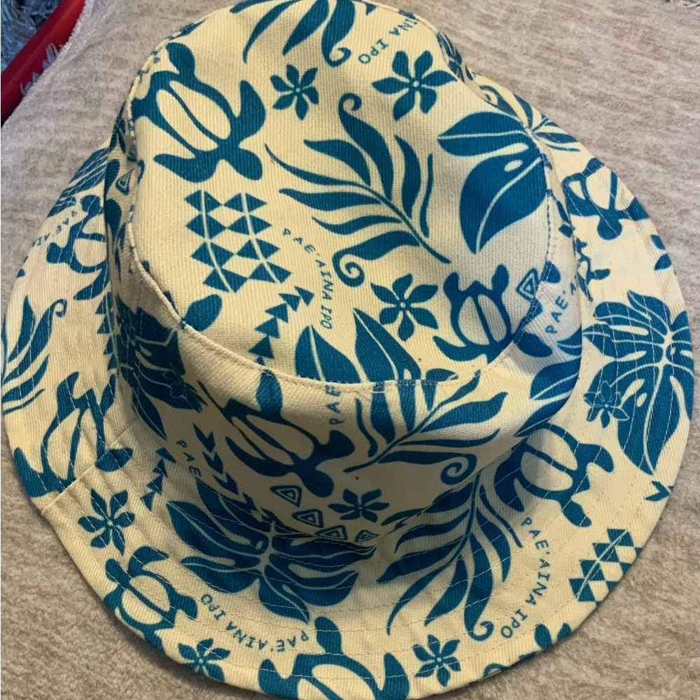 Volcom Blue Floral Bucket Hat